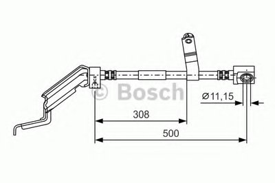 Тормозной шланг BOSCH купить