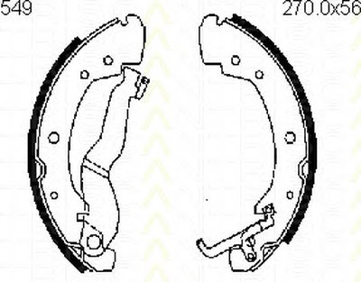 Комплект тормозных колодок TRISCAN купить