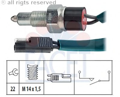 Выключатель, фара заднего хода FACET купить