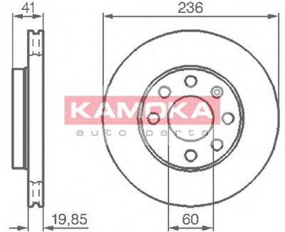 Тормозной диск KAMOKA KAMOKA купить