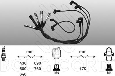 Комплект проводов зажигания BOUGICORD купить
