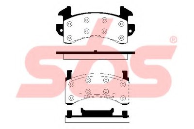 Комплект тормозных колодок, дисковый тормоз sbs купить