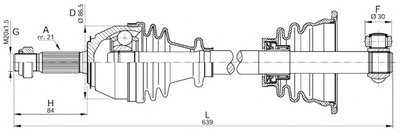 Приводной вал SPIN OPEN PARTS купить