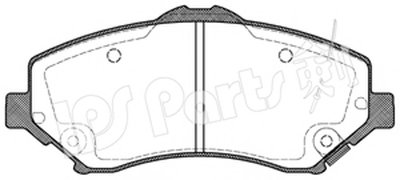 Комплект тормозных колодок, дисковый тормоз IPS Parts IPS Parts купить