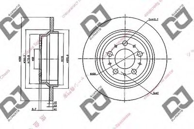 Тормозной диск DJ PARTS купить