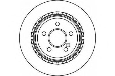 Тормозной диск зад. W211/212/204 02- (PRO)