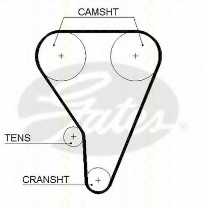 Ремень ГРМ TRISCAN купить