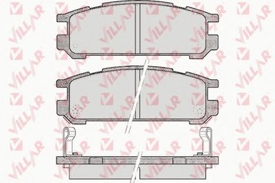 Комплект тормозных колодок, дисковый тормоз VILLAR купить