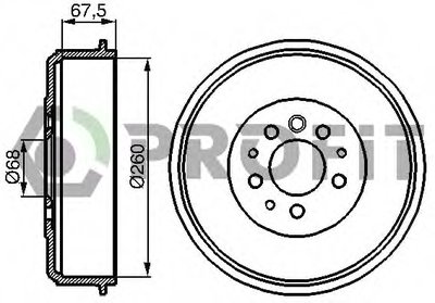 Тормозной барабан PROFIT купить