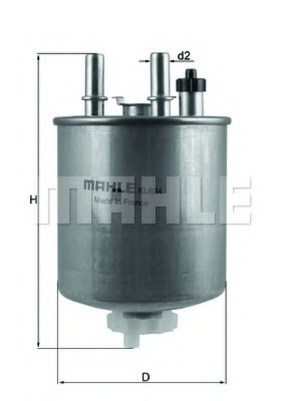 Фильтр топливный RENAULT KANGOO 08-, LAGUNA III 1.5-2.0 DCI 07- (пр-во WIX-FILTERS)
