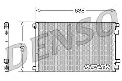 Конденсатор, кондиционер DENSO купить