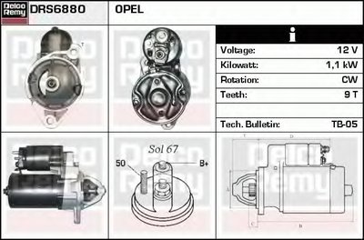 Стартер Remanufactured REMY (Light Duty) DELCO REMY купить