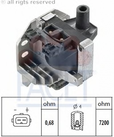 Элемент катушки зажигания FACET купить