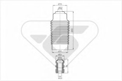 Пылезащитный комплект, амортизатор HUTCHINSON купить