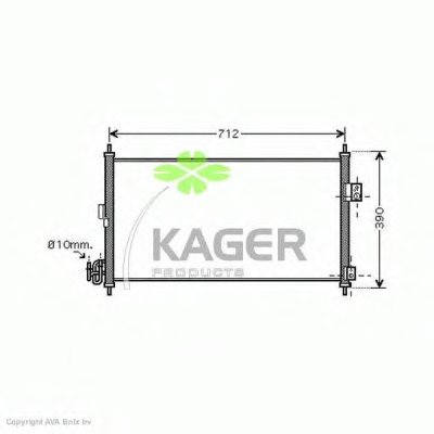 Конденсатор, кондиционер KAGER купить