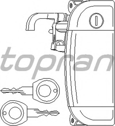 Ручка двери TOPRAN купить