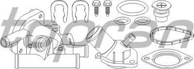 Корпус термостата TOPRAN купить