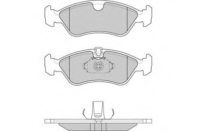 Комплект тормозных колодок, дисковый тормоз E.T.F. купить