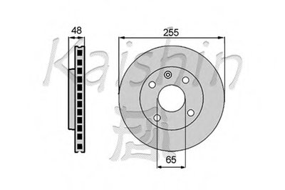Тормозной диск KAISHIN купить