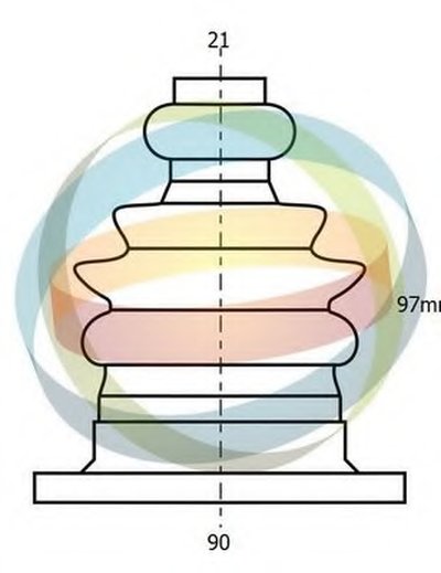 Комплект пылника, приводной вал ODM-MULTIPARTS купить