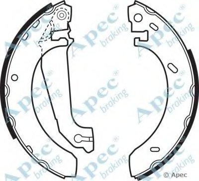 Тормозные колодки APEC braking купить