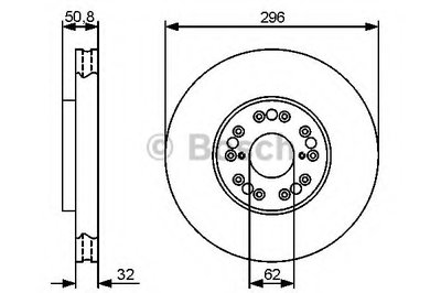 Тормозной диск BOSCH купить