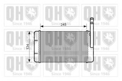 Теплообменник, отопление салона QUINTON HAZELL купить