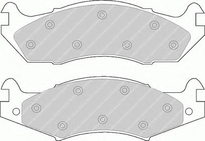 Комплект тормозных колодок, дисковый тормоз PREMIER FERODO купить