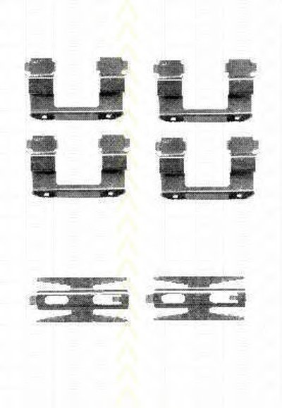 Комплектующие, колодки дискового тормоза TRISCAN купить