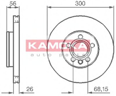 Тормозной диск KAMOKA KAMOKA купить