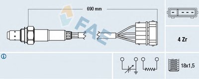 Лямда-зонд FAE купить