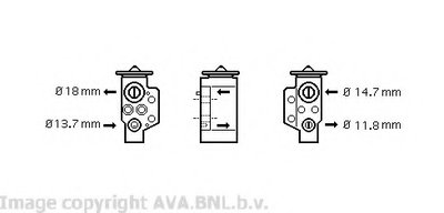Расширительный клапан, кондиционер AVA QUALITY COOLING купить