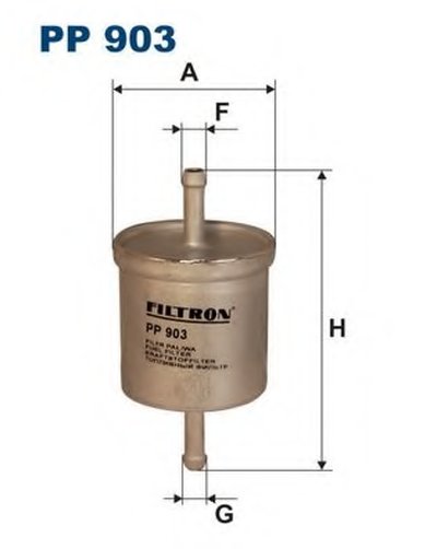 PP903  Фильтр топливный (FILTRON)