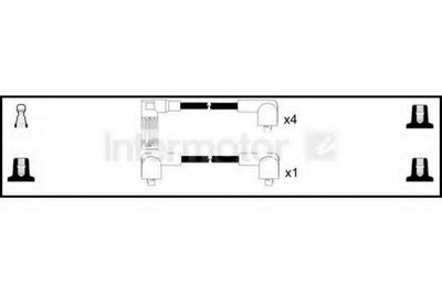 Комплект проводов зажигания Intermotor STANDARD купить