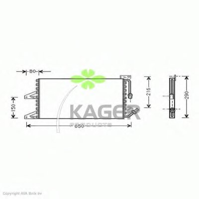 Конденсатор, кондиционер KAGER купить