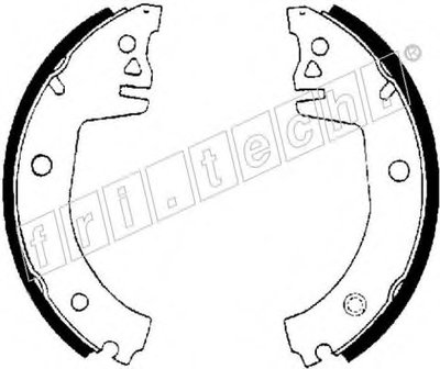 Комплект тормозных колодок fri.tech. купить