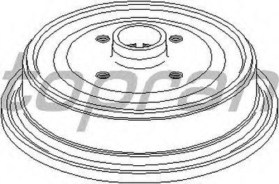 Тормозной барабан TOPRAN купить