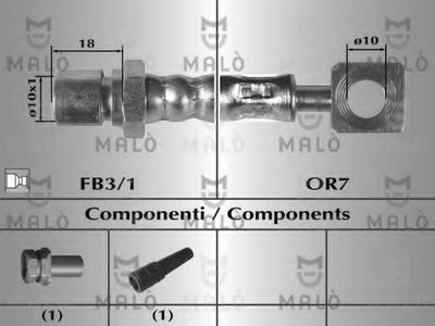 Тормозной шланг MALÒ купить