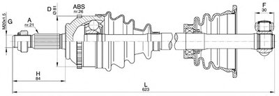 Приводной вал SPIN OPEN PARTS купить