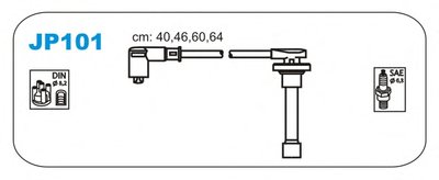 Комплект проводов зажигания JANMOR купить