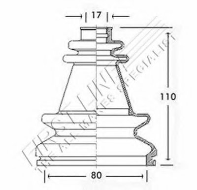 Пыльник, приводной вал FIRST LINE купить