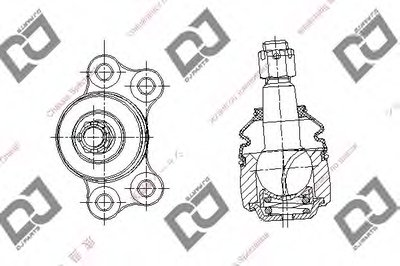 Шаровой шарнир DJ PARTS купить