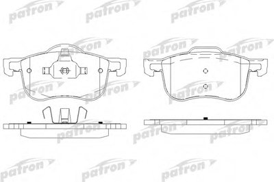 Комплект тормозных колодок, дисковый тормоз PATRON купить