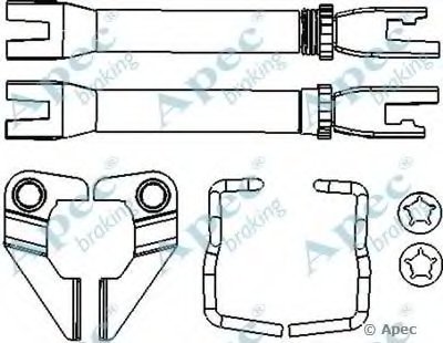 Система тяг и рычагов, тормозная система APEC braking купить