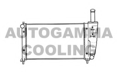 Радиатор, охлаждение двигателя AUTOGAMMA купить