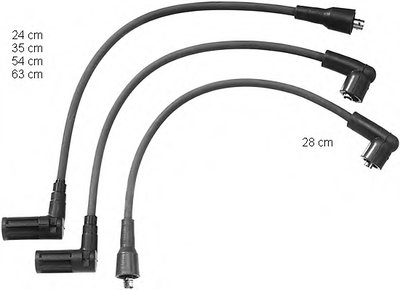 Комплект проводов зажигания BERU купить