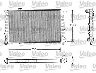 Радиатор, охлаждение двигателя VALEO купить