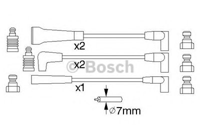 Комплект проводов зажигания BOSCH купить