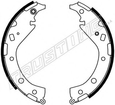 Комплект тормозных колодок TRUSTING купить