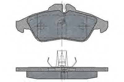 Комплект тормозных колодок, дисковый тормоз SCT Germany купить